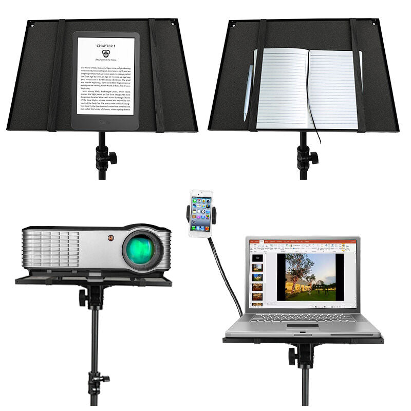 Soporte para portátil y proyector con soporte para smartphone