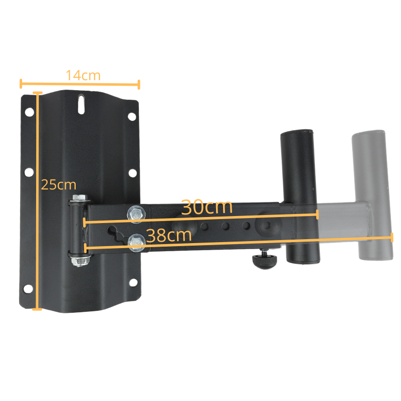 Soporte de pared para altavoz (30 kg) (2 uds.)