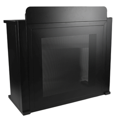 DNA DJ BOOTH MESH BK DJ-stand, negro