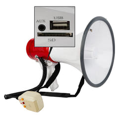 DNA MEGA2 megáfono amplificador de voz sirena USB BT
