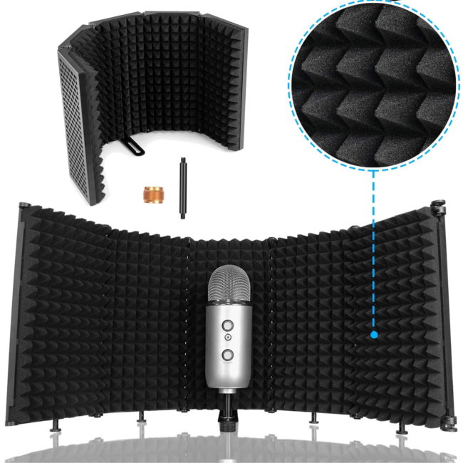 DNA NSN pantalla acústica portátil y plegable con 5 paneles