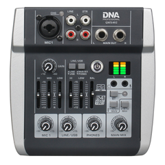 DNA QMX402 mezclador de sonido de 3 canales y Bluetooth