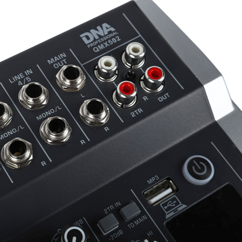 DNA QMX502 Mezclador de sonido 5 canales