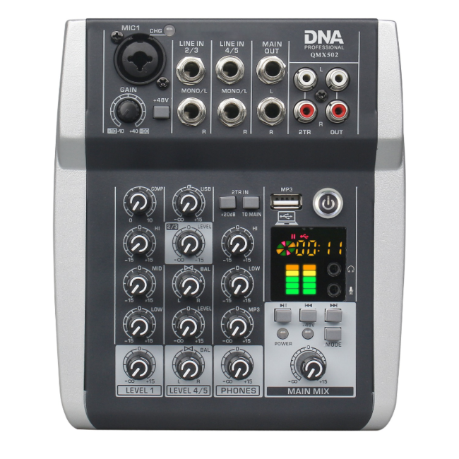DNA QMX502 Mezclador de sonido 5 canales