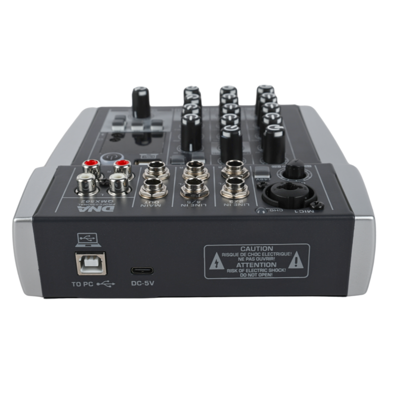 DNA QMX502 Mezclador de sonido 5 canales