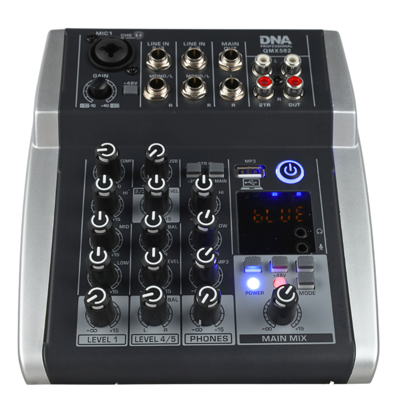 DNA QMX502 Mezclador de sonido 5 canales
