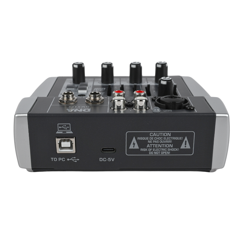 DNA QMX402 mezclador de sonido de 3 canales y Bluetooth