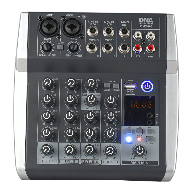 DNA QMX602 Mezclador de audio 6 canales