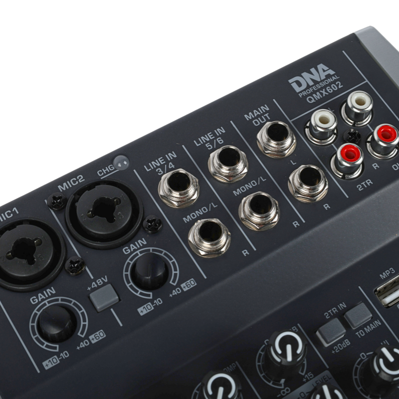 DNA QMX602 Mezclador de audio 6 canales