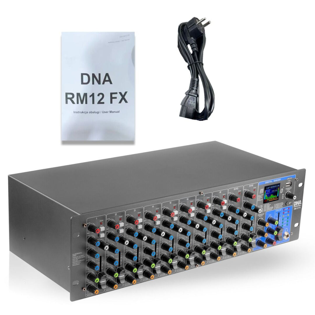 DNA RM12FX Mezclador de rack con Bluetooth