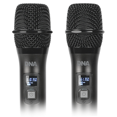 DNA RV-8 Set de micrófonos UHF inalámbricos con 8 micrófonos de mano