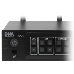 DNA RV-8 Set de micrófonos UHF inalámbricos con 8 micrófonos de mano