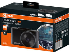 OSRAM ROADsight 20 Cámara para coche – Dashcam Full HD 1080p con gran angular de 120°
