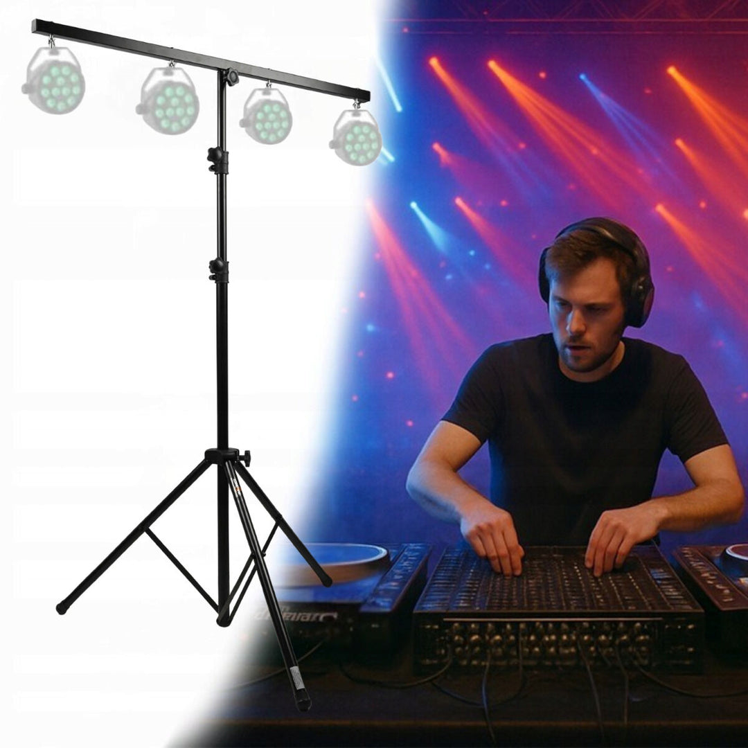 Soporte de luces con brazo 120-265 cm (10 kg)
