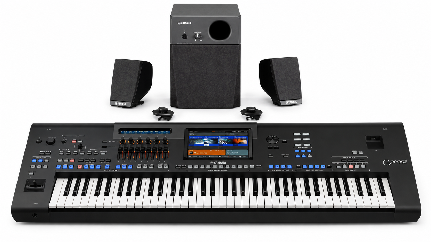 Yamaha Genos 2 keyboard/paquete de altavoces