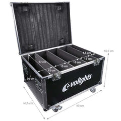 EVOLIGHTS 60x10W RGBW LED gabinete de iluminación de pared 4 en 1