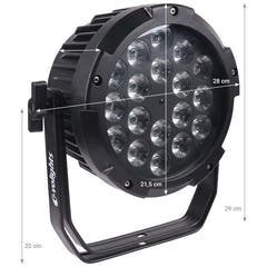 Evolights Glaze PAR IP65 foco LED – RGBW