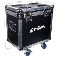 EVOLIGHTS NEO CASE BEAM SPOT 100W transport case para 2 moving heads