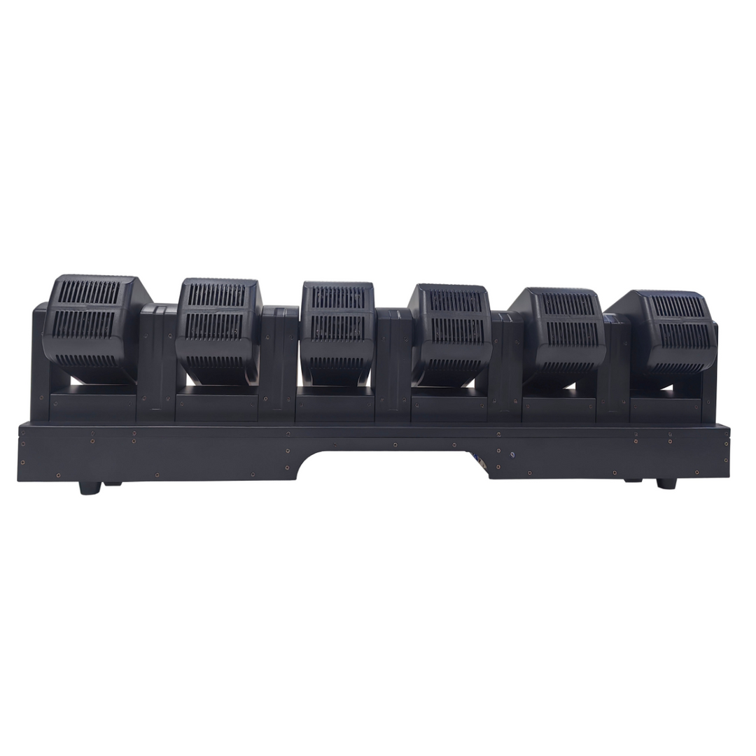 Evolights 6 Cañones Barra de Cabezas Móviles 6x60W RGBW