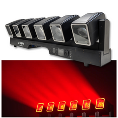 Evolights 6 Cañones Barra de Cabezas Móviles 6x60W RGBW