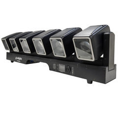 Evolights 6 Cañones Barra de Cabezas Móviles 6x60W RGBW