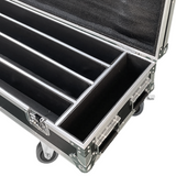 Flightcase para 4 x Evolights Glaze Bar