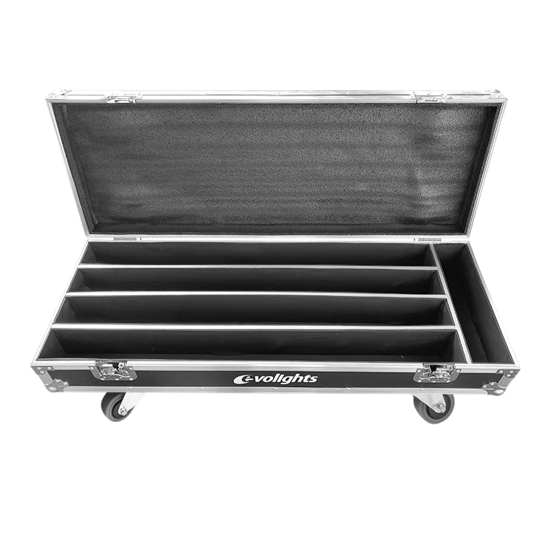 Flightcase para 4 x Evolights Glaze Bar