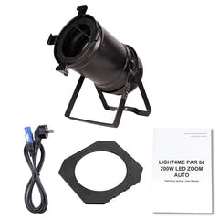 Light4Me PAR 64 200w LED con zoom