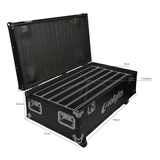 flightcase para 6 Evolights Pixel Bar 18x10W RGBW