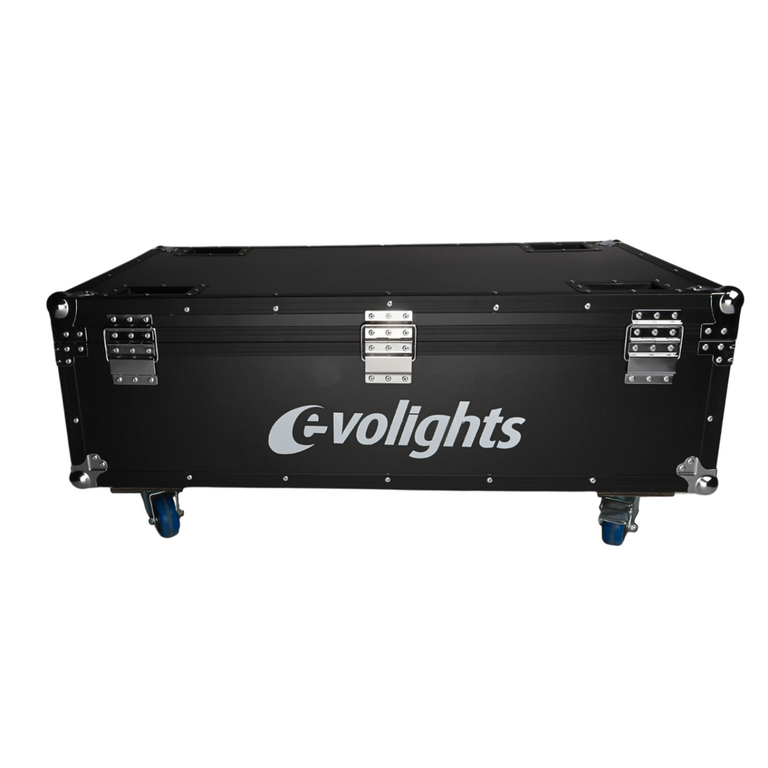 flightcase para 6 Evolights Pixel Bar 18x10W RGBW