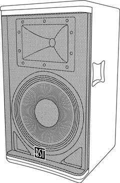 BST SA15DSP - Altavoz PA Activo (600W, 15")