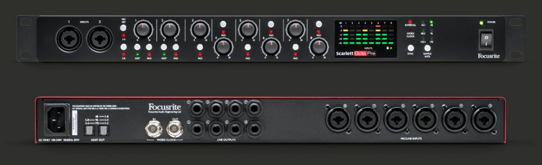 Focusrite Scarlett Octopre Micrófono Preamp