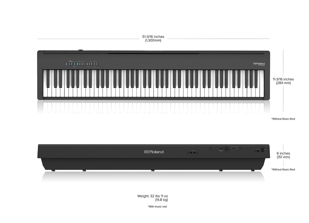 Roland FP-30X Piano Eléctrico (Blanco)