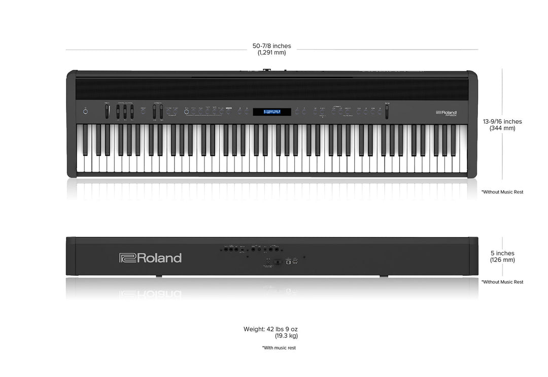Roland FP-60X Piano Eléctrico (Negro)