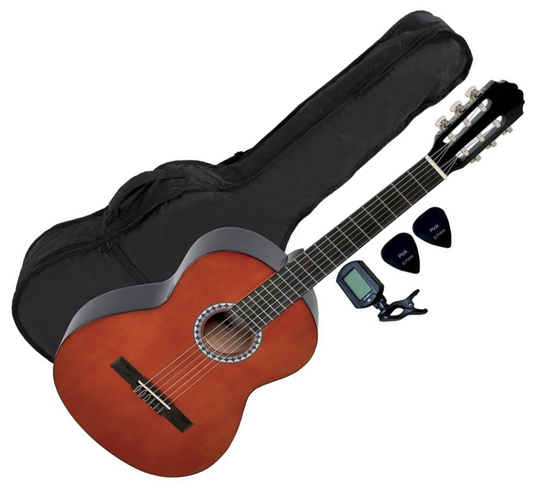 Paquete de guitarra española 3/4, miel