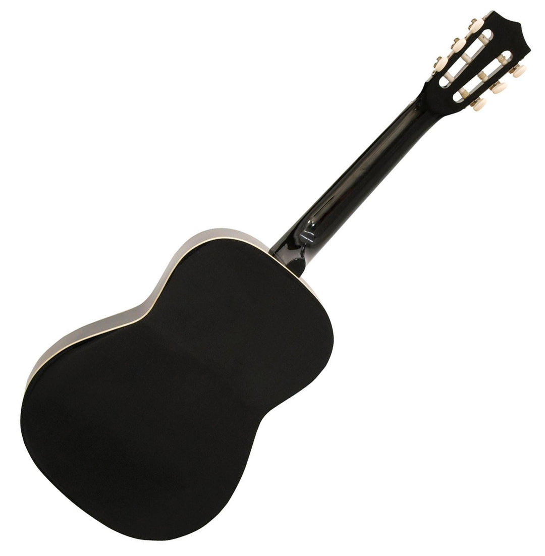 DiMavery AC-303 Classical Spanish Guitar 3/4 (Black) Starter Kit