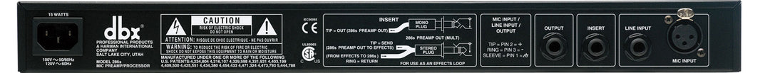 dbx 286S Preamp de Micrófonos