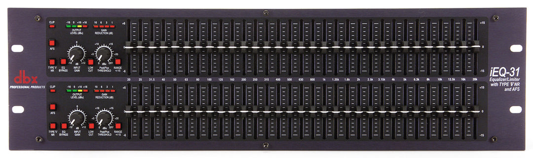 dbx iEQ31 Ecualizador Gráfico/Limiter de 2x 31 Bandas