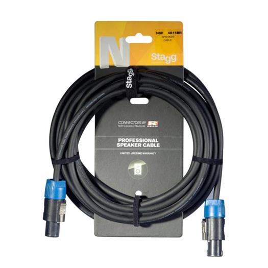 Stagg Cable de altavoz Speakon (10 m)