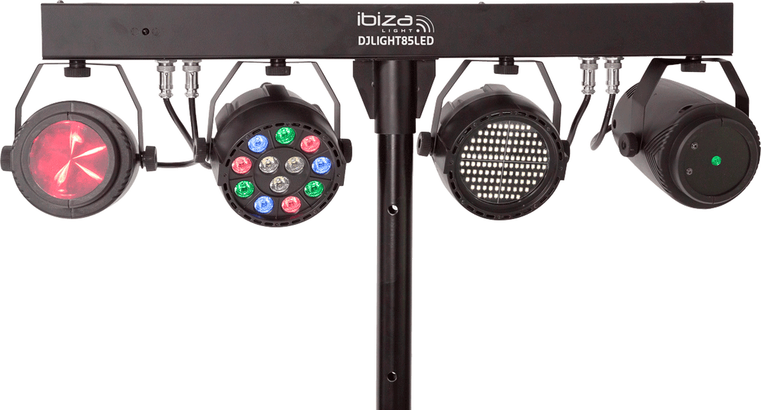 Ibiza LED Lightbar Moonflower, Laser and Strobe