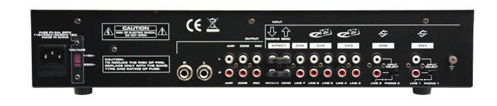 BST AT-218 DJ Mixer 6 channels with Bluetooth