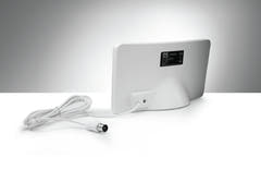 Antena de TV y DAB+ Interior (Blanco)