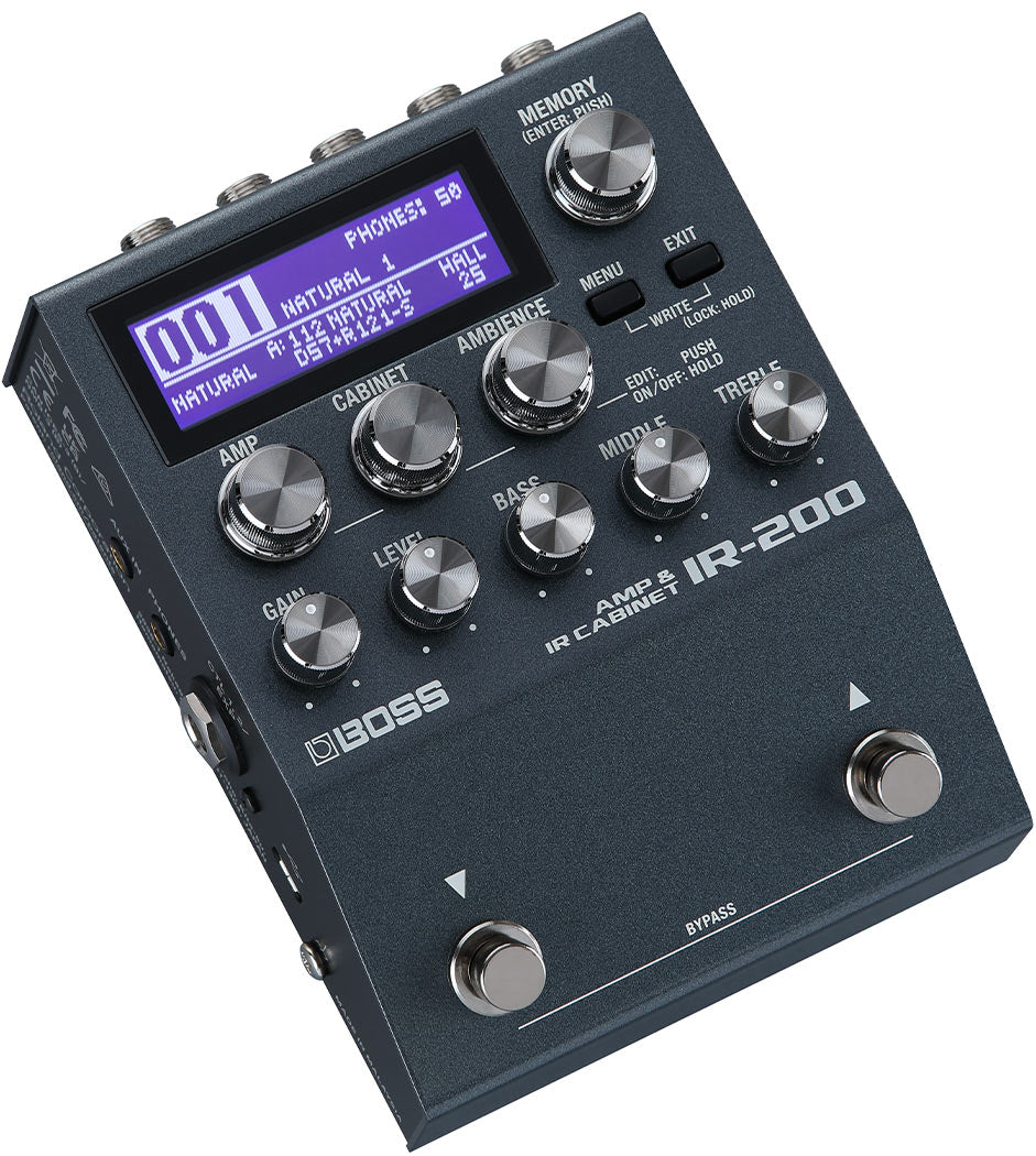 Boss IR-200 Simulador de amplificador Pedal de guitarra