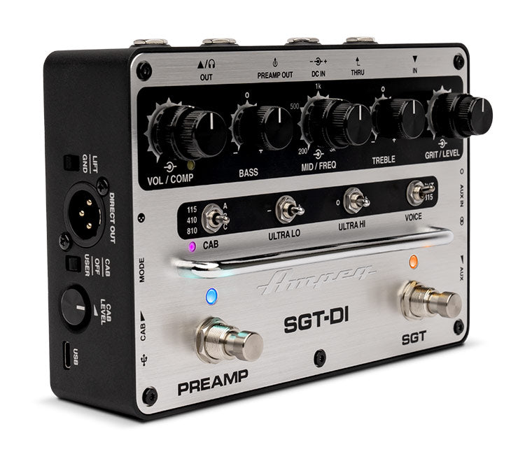 Ampeg SGT-DI Preamp/Drive/DI Pedal de Bajo