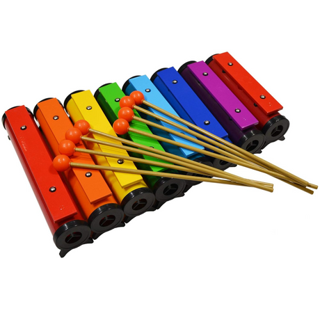 V-Tone campanas resonadoras – 8 tonos diatónicos de colores