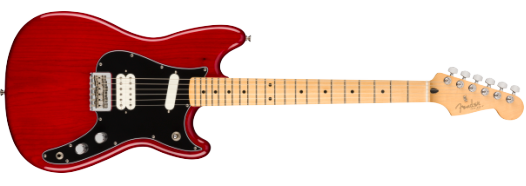 Fender Player Duo-Sonic Guitarra eléctrica (Crimson Red Transparent)