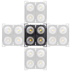 Light4Me LED Foco cegador 4x125W (WW/CW)