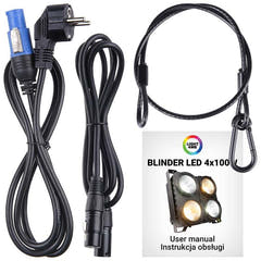 Light4Me LED Foco cegador 4x125W (WW/CW)