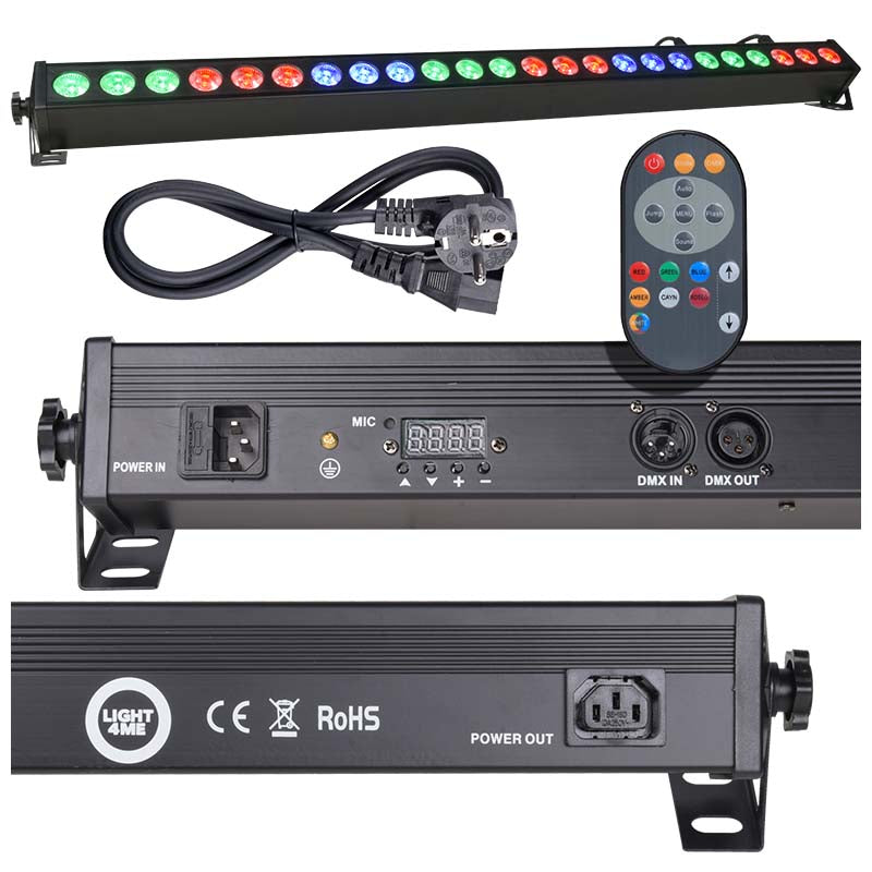 LIGHT4ME DECO BAR 24 RGB IR LED-bar + mando a distancia