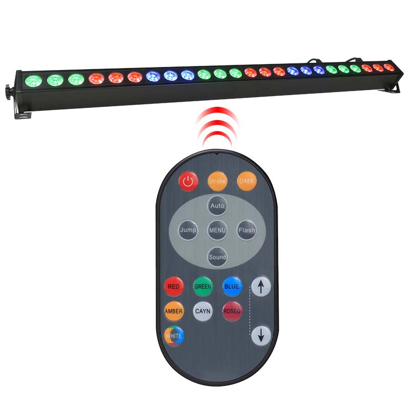 LIGHT4ME DECO BAR 24 RGB IR LED-bar + mando a distancia